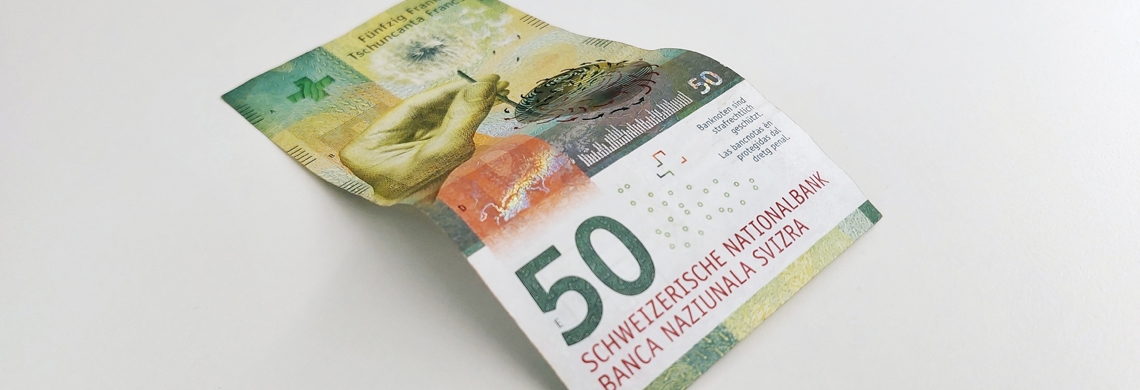 Eine 50-Franken-Note